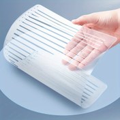 Resim Şeffaf Plastik Cetvel cm/İnç İşaretlemeli ve Paralel Çizgi Çizgili - Öğrenciler, Ev Ödevi, Tasarım, Sanat, Ofis & Okul Malzemeleri için Dayanıklı Esnek Ölçüm Aracı 