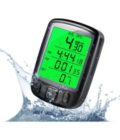 Resim Streak SD563 Su Geçirmez LCD Ekranlı Bisiklet Km Hız Göstergesi Sayacı Dayanıklı Yapı 