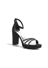 Resim Beety 50.153 Siyah Taşlı Yüksek Topuklu Abiye Kadın Ayakkabı 