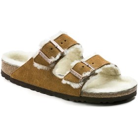 Resim Birkenstock Arızona Fell Vl Laf - Kahverengi / 