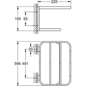 Resim Grohe Selection Banyo Havluluğu - 41066DL0 Bakır 