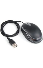 Resim Wozlo WZ-800 Optik USB Mouse Kırmızı Işıklı Mini USB Mouse 