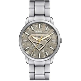 Resim Fossil FLE1207SET Superman x Fossil Limited-Edition S-Shield Erkek Kol Saati 