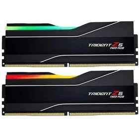 Resim Gskıll 48gb 2x 24gb Ddr5 8000mhz Cl40 Rgb Dual Kıt Pc Ram Trıdent Z5 Neo F5-8000j4048g24gx2-tz5nr 