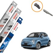 Resim Fiat 500 Muz Silecek Takımı Ön Arka Bosch Aeroeco 2008-2020 