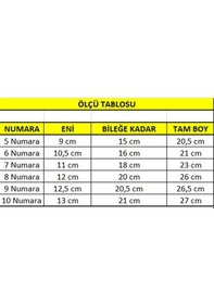 Resim 85k Dikişli Kaleci Eldiveni Yetişkin Ve Çocuk Kaleci Eldiveni 6-7-8-9-10 Numara Sarı 