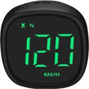 Resim Creatorally Evrensel Headup Ekran LED Dijital Gps Kilometre Hud Desteği Aşırı Hız Alarmı Yorgunluk Sürüş Hatırlatma Motosiklet Araç Için (Yurt Dışından) 