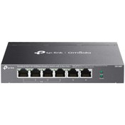 Resim Tp-Link DS106P 4 Port 10-100 Poe+ 2 Port 10-100 Mbps Uplink Switch Çelik Kasa Rack Mount 