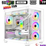 Resim Zeiron Mirage X50 Pro White Ryzen 7 5700X 32GB 1TB M.2 SSD RTX5060 Sıvı Soğutmalı Oyuncu Bilgisayarı 