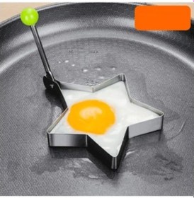 Resim Metal Yıldız Omlet Krep Kalıbı Çok Renkli 