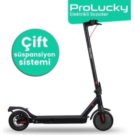 Resim Prolucky 5. Jenerasyon 500W Ön ve Arka Süspansiyonlu Elektrikli Scooter 