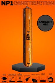 Resim NP1 Polimer Yapıştırıcı Sosis Construction Antrasit Gri 290 ml 