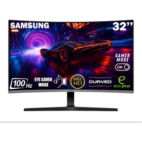 Resim Samsung Essential S3 S39GD 32" FHD (HDMI+VGA) Kavisli LCD Monitör LS32D390GAUXUF 