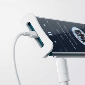 Resim Benks L31 Lazy Masa Telefon Tutucu Beyaz Renkli 360 Derece Dönebilen 