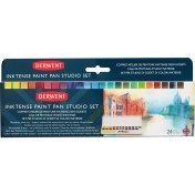Resim Derwent Inktense Paint Pan Studio Set 24'lü 