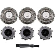 Resim Xiaomi Mijia S500C Için S500 S300 S300 Elektrikli Tıraş Alın Kafası Tıraş Alın Ağını Değiştirin+Fırça MJTXD01SK Kuşulu Kapsı (Yurt Dışından) 