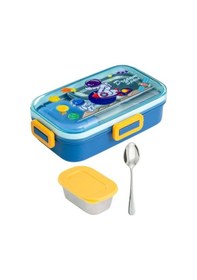 Resim Akıllıelma-lunch Box Beslenme Kabı Çelik İthal Enjoy Mavi K.2537 92553 0237 Mavi 