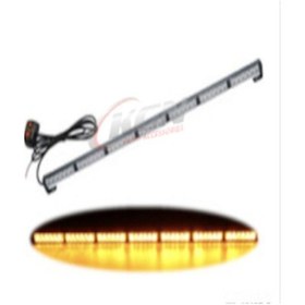 Resim Tepe Led Bar Çakarlı Off Road 12-36v 112cm Sarı-sarı Metal Gövde 