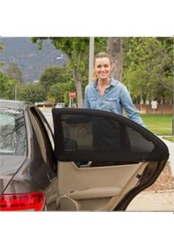 Resim Araç Yan Cam Ergonomik Güneşlik Ve Perdesi 2 Adet 