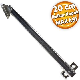 Resim Badem10 Kalkar Kapak Makası Dolap Çekmece Metal 20 cm Sessiz Açma Kapama Amortisör Piston 