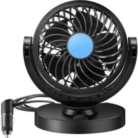 Resim Yiza Araç Içi 360 Derece Dönebilen Soğutucu Araç Vantilatör 12V Çakmaklıklı 