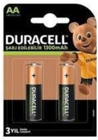Resim Duracell Şarjlı Aa 1300mah Pil 2li Blister Ambalaj 