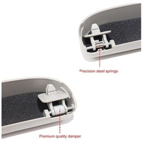 Resim Moly Yunboo Audi A1/a3/a4/a5/a6l/q3/q5 Otomobil Gözlük Kutusu, Gri Abs, Kurulum Aleti Dâhil 