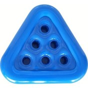 Resim Elmpaly Mavi Pvc Şişme Altı Gözlü Bardak Altlığı Havuz Partileri İçin Diğer 