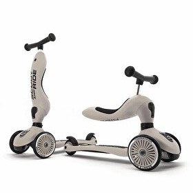 Resim Scoot and Ride Highwaykick 1 Oturaklı Açık Gri Çocuk Scooter 160629-96268 