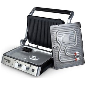 Resim Fantom Griletta TM9100 2000 W Döküm Plakalı Izgara Tost Makinesı 