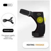 Resim Willowhaven Siyah Isıtmalı Masajlı Usb Ayak Isıtıcı - 3 Sıcaklık Ayarı Taşınabilir Ofis Ve Ev İçin 