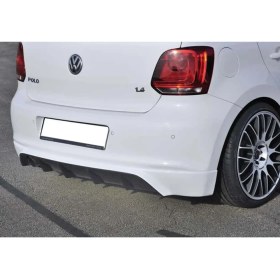 Resim MKG Vw Polo Mk5 Rieger Arka Ek Çıkışsız Difüzör Boyasız 2009 - 2013 