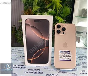 Resim Apple iPhone 16 Pro Max İkinci El YD | 512 GB | Çöl Titanyum 