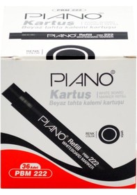 Resim Piano Refil Board Marker 222 Kartuş Siyah 36'lı Kutu 