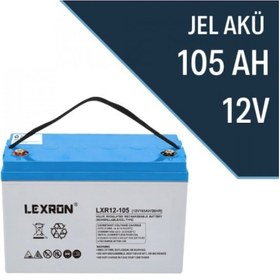 Resim Lexron 12v/105ah Jel Akü Deep Cycle 
