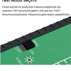 Resim Veggieg Rj45 Rj11 Uyumlu Cat6 Cat7 Cat8 Poe Destekli Network Ethernet Kablo Test Cihazı 