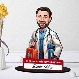 Resim En Başarılı Erkek Acil Servis Doktoru Karikatürlü Biblo 