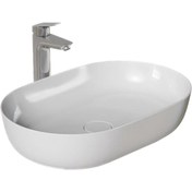 Resim DURA Rose Lavabo Set Tezgah Üstü 40*60 Cm Ince Yanak 