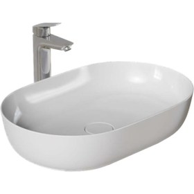 Resim DURA Rose Lavabo Set Tezgah Üstü 40*60 Cm Ince Yanak 