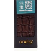 Resim AROHA Vegan Organik Hindistan Cevizi Sütlü Çikolata 80g 