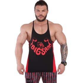 Resim Big Sam Parçalı Spor Atlet Stringer Tank Top Big Sam 2255 