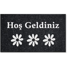 Resim M&H Quality Balkon Ve Iç Dış Kapı Yıkanabilir Nem Alıcı Toz Alıcı Halı Kapı Önü Paspası Türkçe hoş geldiniz 