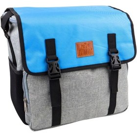 Resim Perlotus Yalıtımlı Termos Piknik Kamp Çantası Büyük Boy 16 Lt Su Geçirmez İki Renkli Gri 