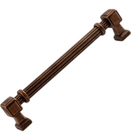 Resim Çizgili Antik Bakır 192 mm 19.2 cm Metal Kulp Mobilya Çekmece Mutfak Dolabı Dolap Kulpları Kulb 