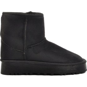 Resim Aspor Siyah Süet İçi Kürklü Kadın Bot Çok Renkli 