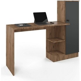 Resim Opus Ofis Masası - Atlas Çam - Antrasit 
