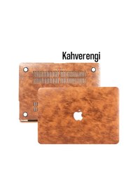 Resim Apple Uyumlu MacBook Air Kılıf 13 İnç Deri Leat01 Eski Usb'li Model 2010-2017 A1369 A1466 İle Kahverengi 