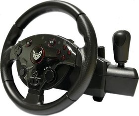 Resim Fox Playstation 4 Xbox Pc Switch Uyumlu 270 Derece Döndürülebilir Direksiyon Seti 