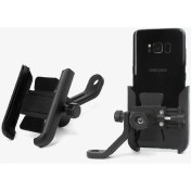 Resim Fashion Smart 4.0-6.5cm Motosiklet Için Cep Telefonu Tutucu - Siyah (Yurt Dışından) 