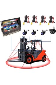 Resim Genel Markalar 4 Kameralı Kayıtlı Araç Monitörü 12 Volt & 64 Gb Destekli ( Sd Kart Sete Dahil Değildir ) 